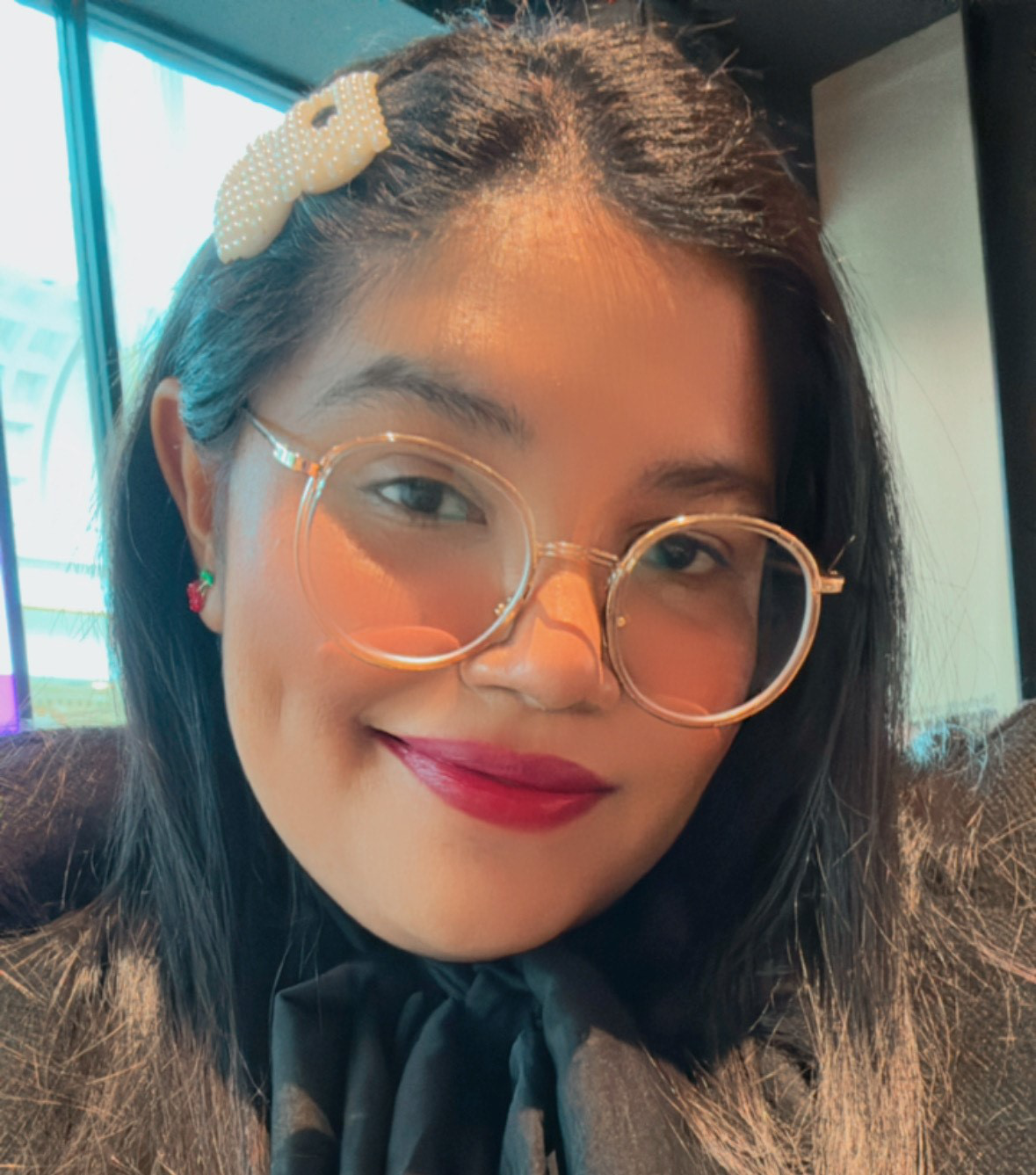 Portrait photograph of Mahzabeen Alam